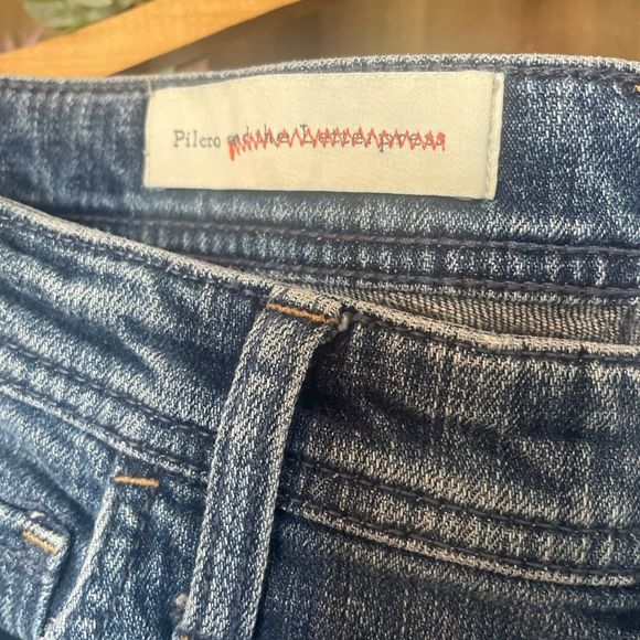 Anthropologie Pilcro and the Letterpress Size 26 Hyphen Fit Embroidered - Picture 4 of 14